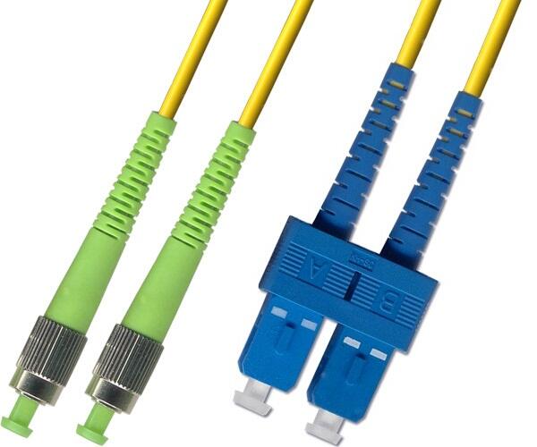 P-SM9-D2Y-FCA-SCU-xx Fiberworks AS  Patch SM DPX FC/APCR-SC/UPC xx m 9/OS2 G.657.A2 2x &#248;2mm Yellow